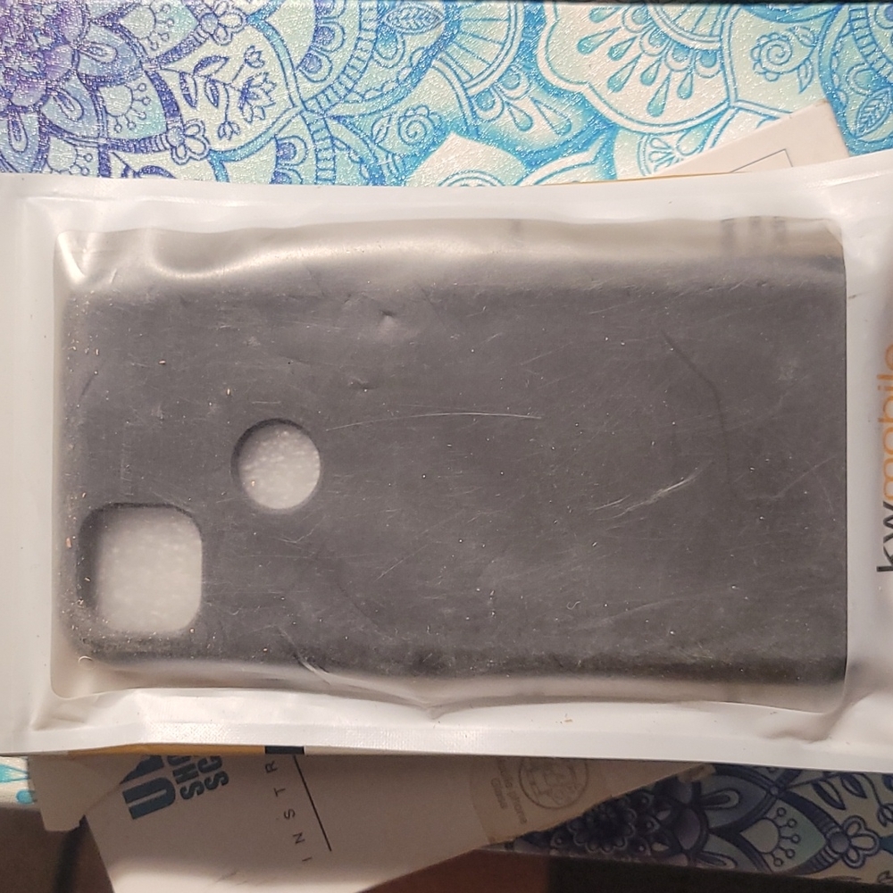 Google pixel 5a black matte case .